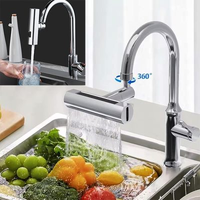 Aggiornamento rubinetto 3-in-1: rotazione 360°, spruzzo, risparmio! | TORRENTIA
