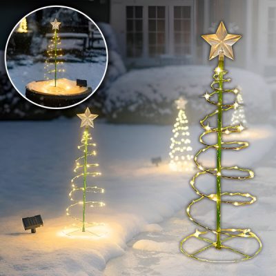 Decorazione solare per albero di Natale da giardino | TREELUSTOR