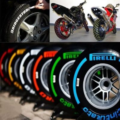 Pennarelli Resistenti per Pneumatici (12 pz/set) | TIREPAINT