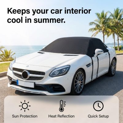 Copriparabrezza Reversibile, 170x120 cm, UV + Gelo | CARCOVER